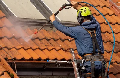 Démoussage et hydrofuge de toiture à Gennes-Longuefuye